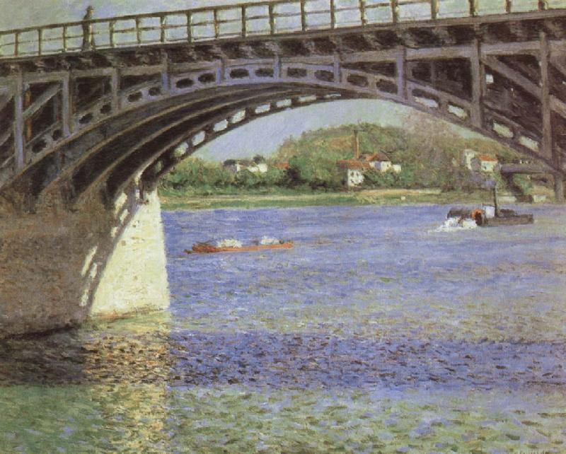 Gustave Caillebotte The Bridge at Argenteuil and the Seine Germany oil painting art